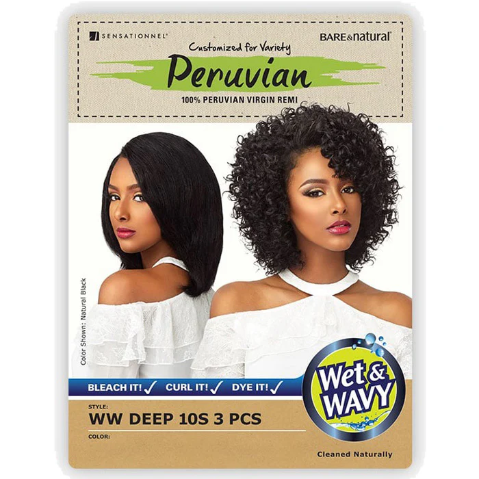 Sensationnel Bare & Natural Peruvian 100% Virgin Remi Weave (Multi Pack) - WW DEEP 10S 3PCS - Image 6