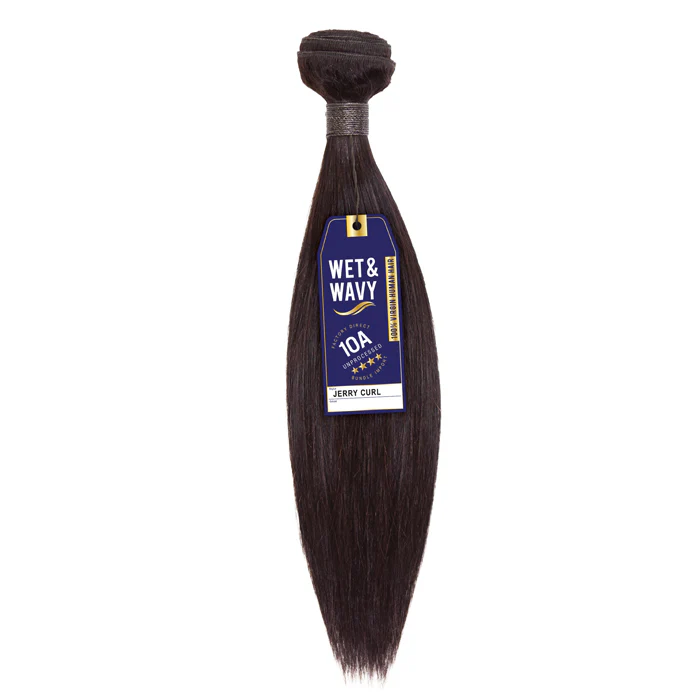 Sensationnel Bare & Natural Unprocessed Virgin HH Wet & Wavy 10A JERRY CURL 10"-14"