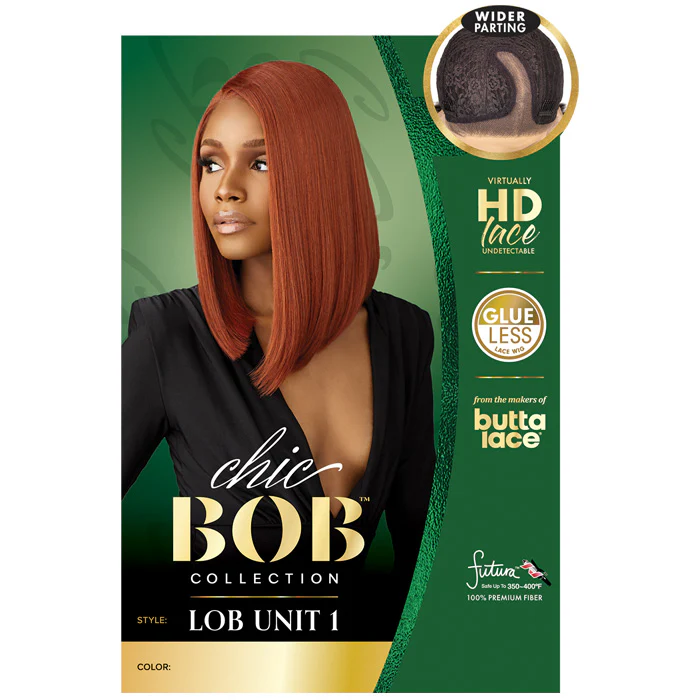 Sensationnel Butta Chic Bob Glueless 5" Deep Part HD Lace Front Wig - LOB UNIT 1 - Image 4