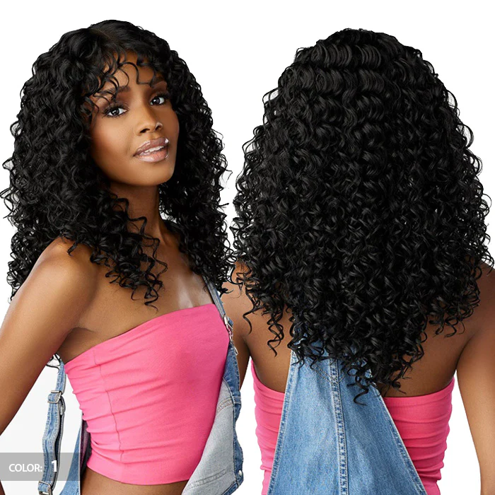 Sensationnel Butta Lace 90's Bangs Glueless 5" HD Deep Lace Parting Front Wig - 90'S BANGS UNIT 915 - Image 3