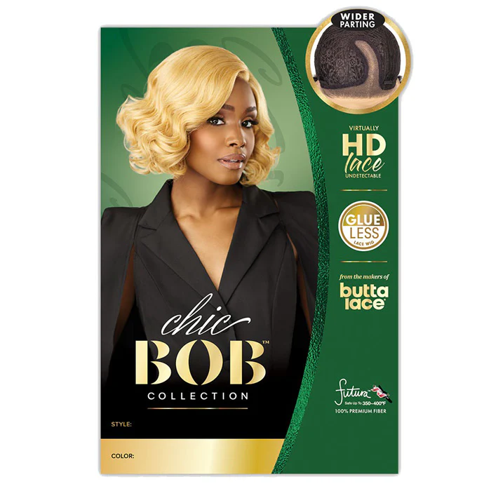Sensationnel Butta Lace Chic Bob Glueless 5" HD Deep Lace Parting Front Wig - BOB UNIT 5 - Image 4