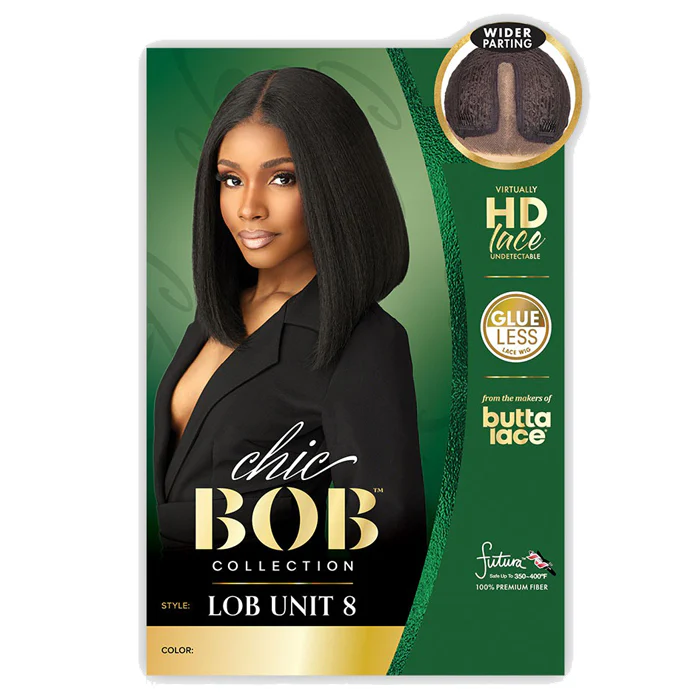 Sensationnel Butta Lace Chic Bob Glueless HD Lace Front Wig - LOB UNIT 8 - Image 4