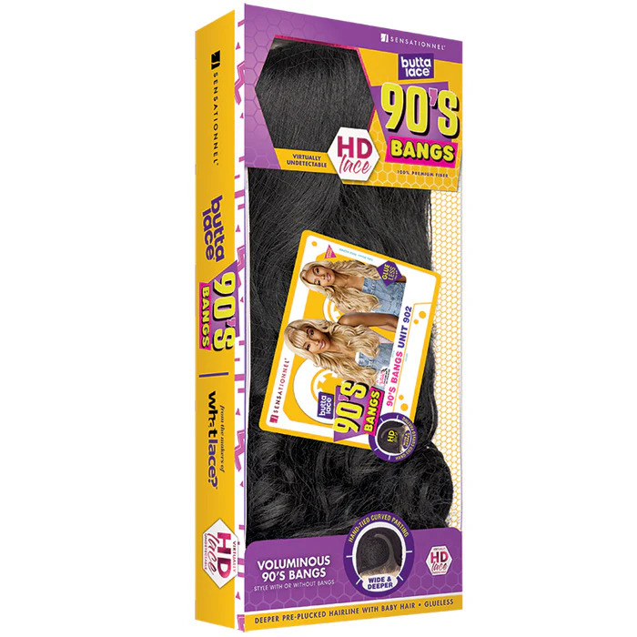 Sensationnel Butta Lace Glueless HD 5" Deep Lace Parting Front Wig - 90's BANGS UNIT 902 - Image 6