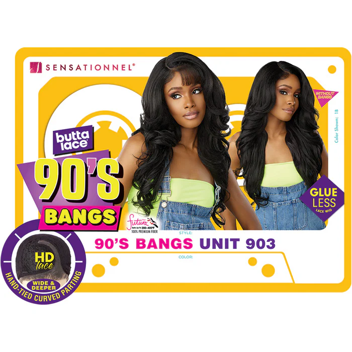 Sensationnel Butta Lace Glueless HD 5" Deep Lace Parting Front Wig - 90'S BANGS UNIT 903 - Image 6