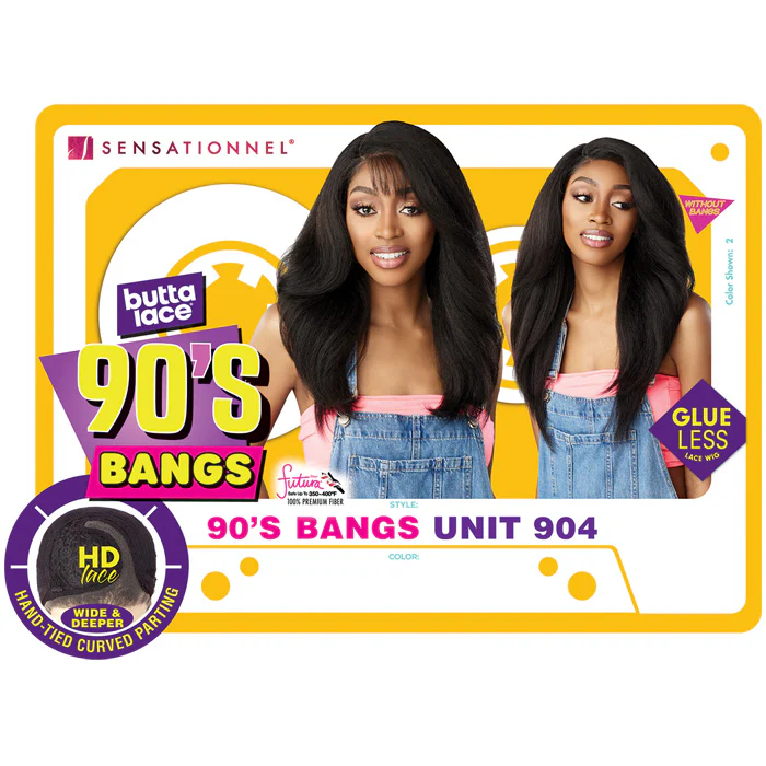 Sensationnel Butta Lace Glueless HD 5" Deep Lace Parting Front Wig - 90's BANGS UNIT 904 - Image 5