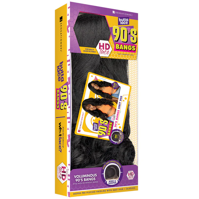 Sensationnel Butta Lace Glueless HD 5" Deep Lace Parting Front Wig - 90's BANGS UNIT 906 - Image 6