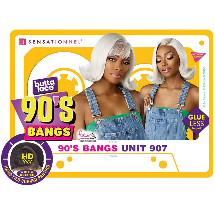 Sensationnel Butta Lace Glueless HD 5" Deep Lace Parting Front Wig - 90's BANGS UNIT 907 - Image 5
