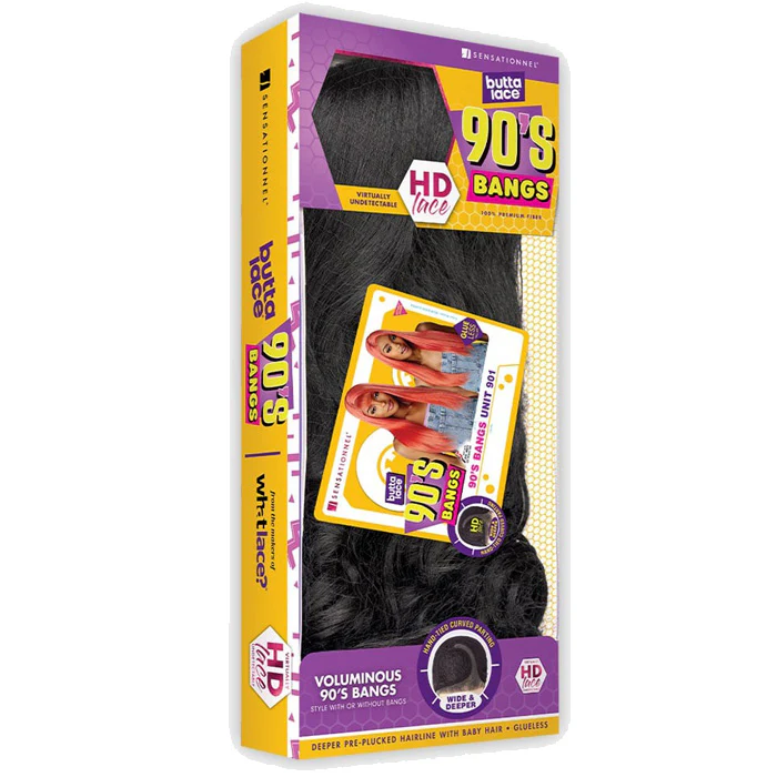 Sensationnel Butta Lace Glueless HD 5" Lace Deep Front Wig - 90's BANGS UNIT 901 - Image 7