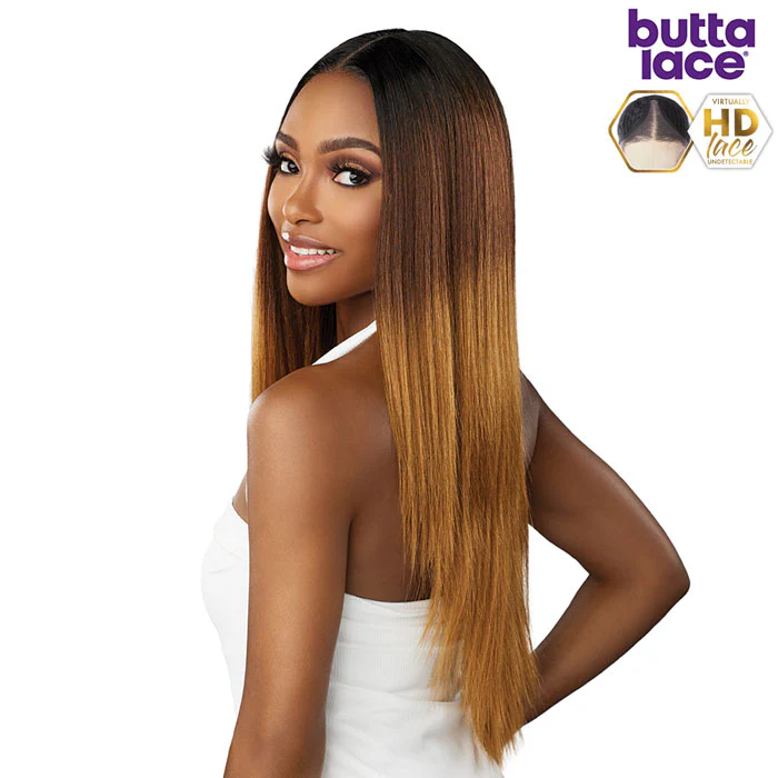 Sensationnel Butta Lace Human Hair Blend 5" Deep Part HD Lace Front Wig - STRAIGHT 26" - Image 3