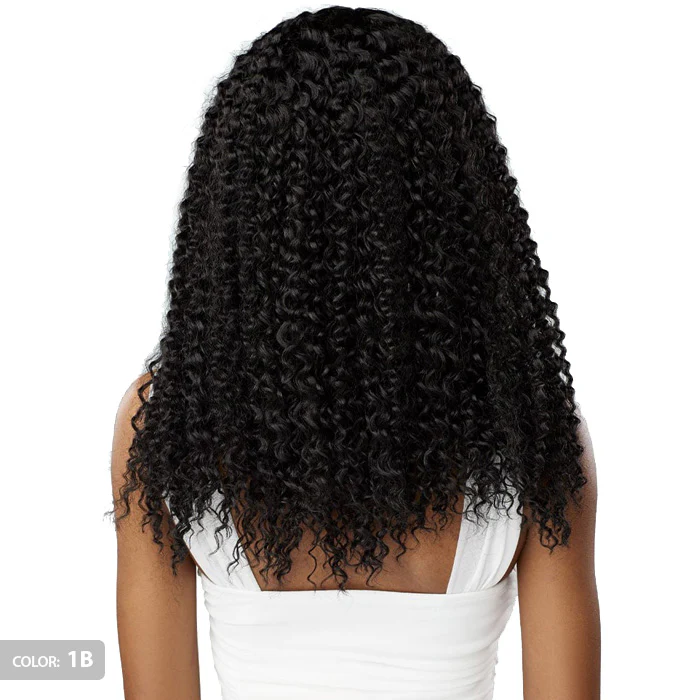 Sensationnel Butta Lace Human Hair Blend Glueless 5" HD Deep Lace Parting Front Wig - KINKY WATER WAVE 18" - Image 3