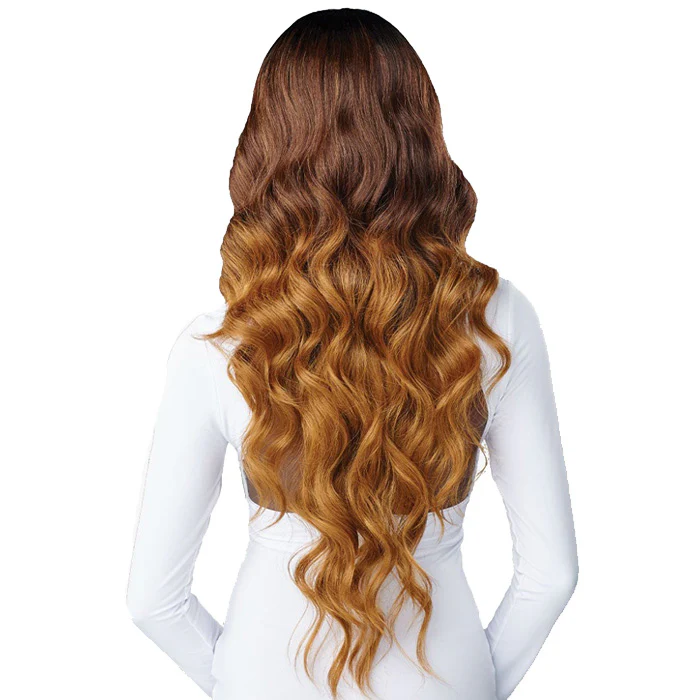 Sensationnel Butta Lace Human Hair Blend HD 5" Deep Parting Lace Front Front Wig - OCEAN WAVE 30" - Image 4