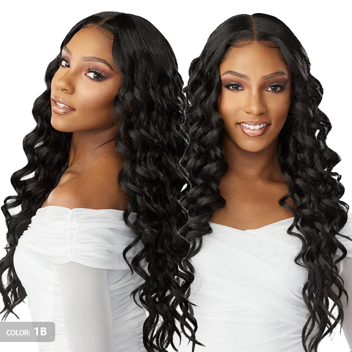 Sensationnel Butta Lace Human Hair Blend HD 5" Deep Parting Lace Front Wig - DEEP TWIST 26" - Image 3