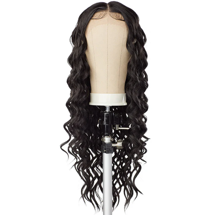 Sensationnel Butta Lace Human Hair Blend HD 5" Deep Parting Lace Front Wig - DEEP TWIST 26" - Image 5