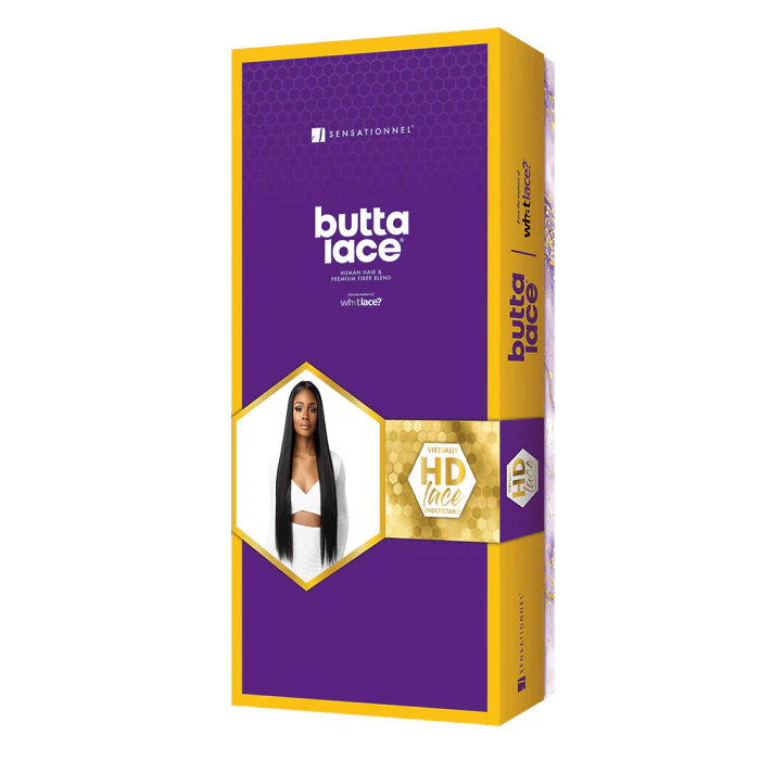 Sensationnel Butta Lace Human Hair Blend HD 5" Deep Parting Lace Front Wig - STRAIGHT 32 - Image 6