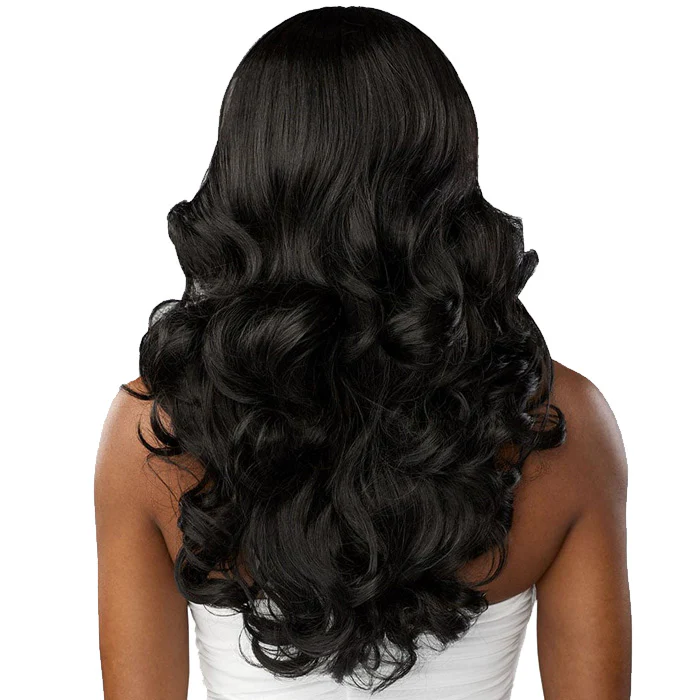 Sensationnel Butta Lace Human Hair Blend HD 5" Deep Parting Lace Front Wig - VOLUME CURL 22" - Image 6