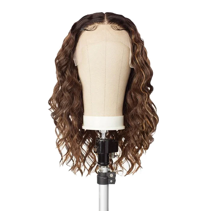 Sensationnel Butta Lace Human Hair Blend HD Lace Front Wig - LOOSE CURLY 18" - Image 5