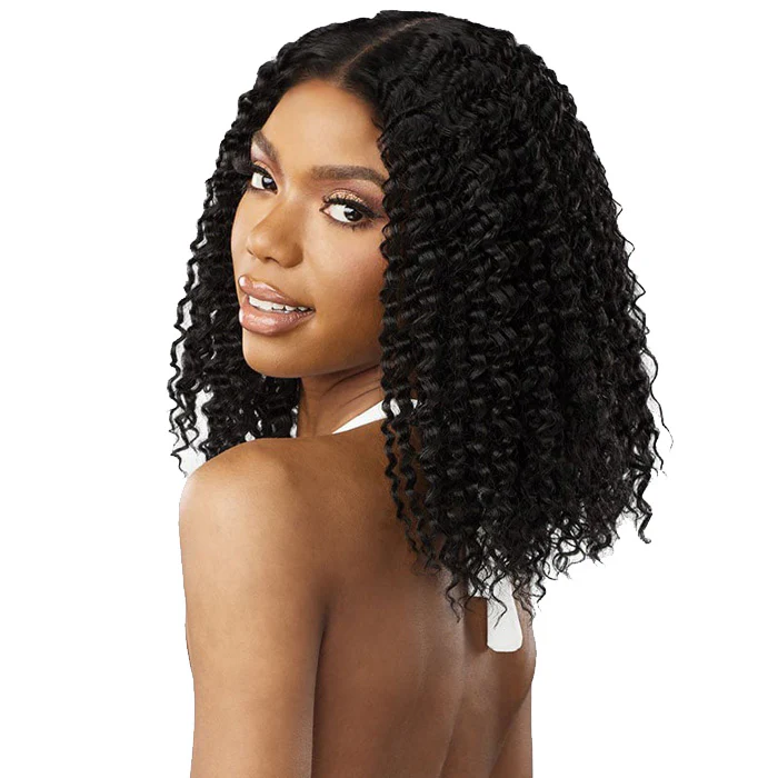 Sensationnel Butta Lace Wet and Wavy Glueless Human Hair Blend HD 5" Deep Lace Parting Front Wig - W&W WATER WAVE 12 - Image 2