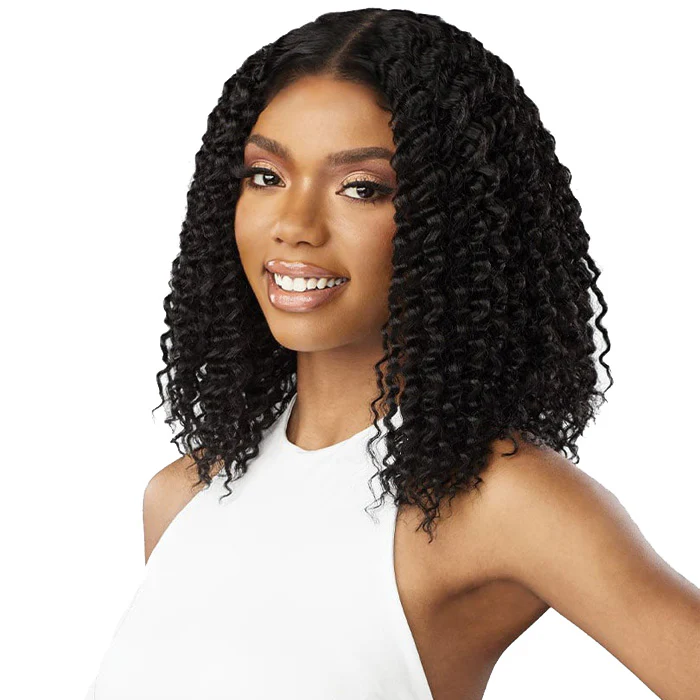 Sensationnel Butta Lace Wet and Wavy Glueless Human Hair Blend HD 5" Deep Lace Parting Front Wig - W&W WATER WAVE 12 - Image 3