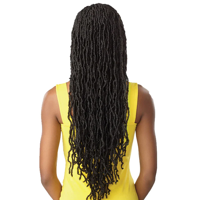Sensationnel Cloud 9 4X4 Synthetic Braided Swiss Lace Wig - DISTRESSED LOCS 28" - Image 4