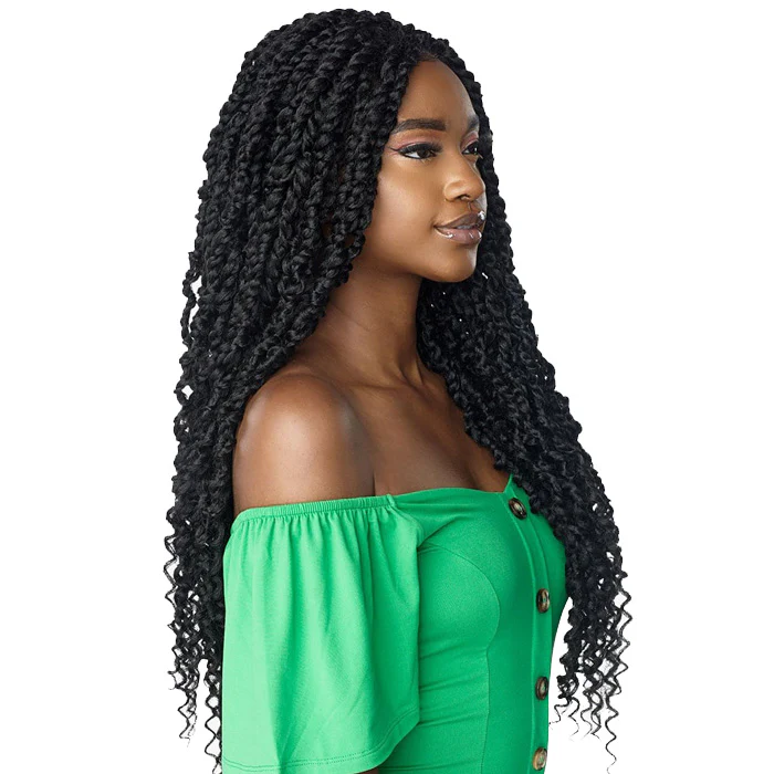 Sensationnel Cloud 9 Swiss Lace 100% Hand-Braided 4x4 Lace Part Wig - PASSION TWIST 28" - Image 4