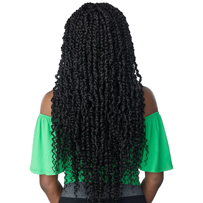 Sensationnel Cloud 9 Swiss Lace 100% Hand-Braided 4x4 Lace Part Wig - PASSION TWIST 28" - Image 5