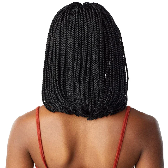 Sensationnel Cloud 9 Swiss Lace Hand-Braided 4x4 Lace Front Wig - BOX BRAID BOB - Image 4