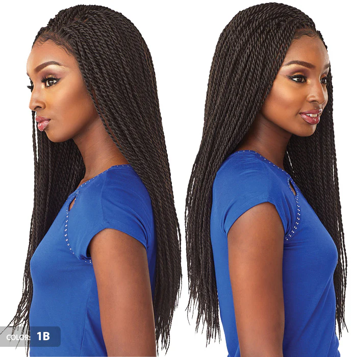 Sensationnel Cloud 9 Swiss Lace Multi-Parting 4x4 Swiss Lace Wig - SENEGAL TWIST - Image 3