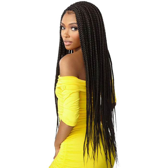 Sensationnel Cloud9 Synthetic 4x4 HD Lace Braided Wig - BOX BRAID X LARGE 36" - Image 3