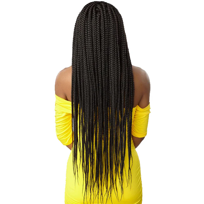 Sensationnel Cloud9 Synthetic 4x4 HD Lace Braided Wig - BOX BRAID X LARGE 36" - Image 4