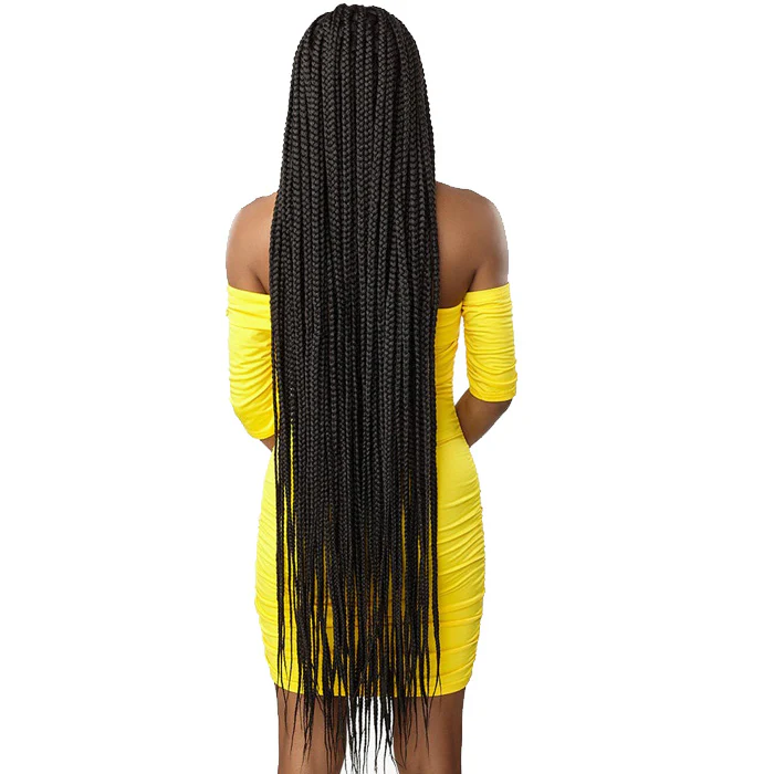 Sensationnel Cloud9 Synthetic 4x4 HD Lace Braided Wig - BOX BRAID X LARGE 50" - Image 4