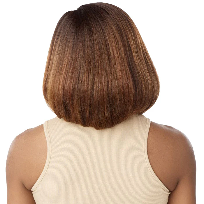Sensationnel Curls Kinks & Co Glueless Textured HD Lace Front Wig - Y-PART KINKY CHIC BOB 12" - Kinky Edges - Image 4