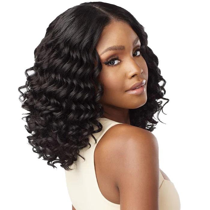 Sensationnel Curls Kinks & Co Glueless Textured HD Lace Front Wig - Y-PART KINKY SPIRAL CURL 14" - Kinky Edges - Image 2
