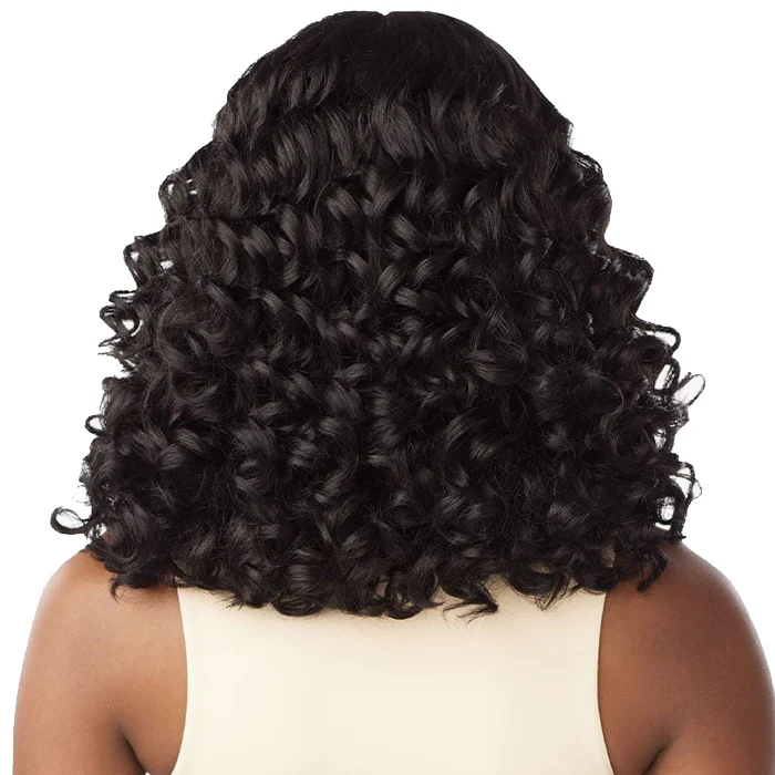 Sensationnel Curls Kinks & Co Glueless Textured HD Lace Front Wig - Y-PART KINKY SPIRAL CURL 14" - Kinky Edges - Image 4