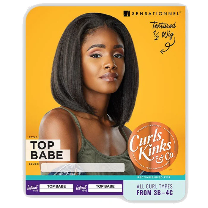 Sensationnel Curls Kinks & CO Instant Weave Half Wig - BOSS BABE/TOP BABE - Image 5