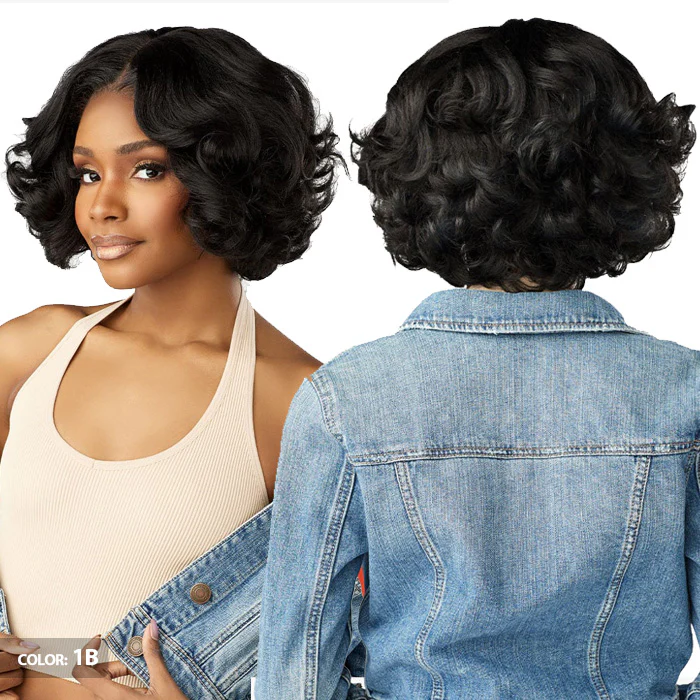 Sensationnel Curls Kinks & Co Kinky Edges Y-Part Glueless HD Lace Front Wig - Y-PART KINKY ROLLER SET 10" - Image 3