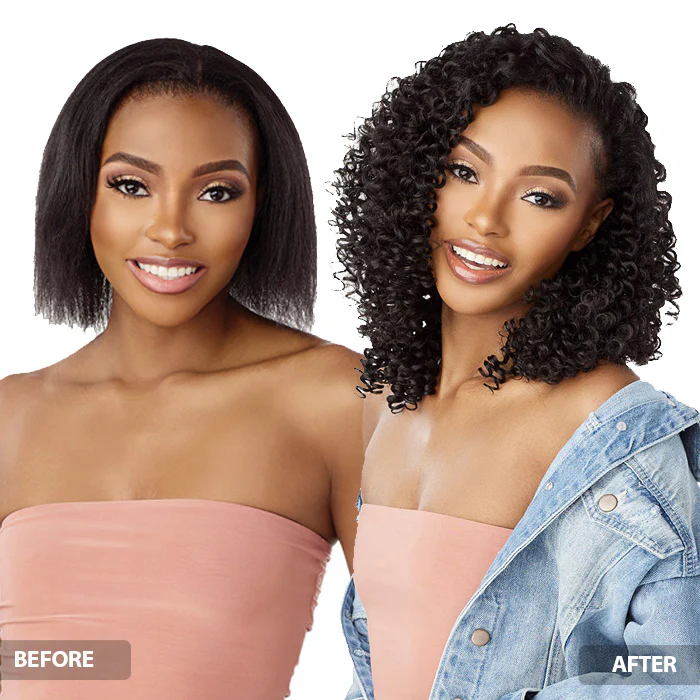 Sensationnel Curls Kinks & Co Textured Clip-Ins Weave 9 PCS Hair Pieces - CURL CRUSHER 10" - Image 2
