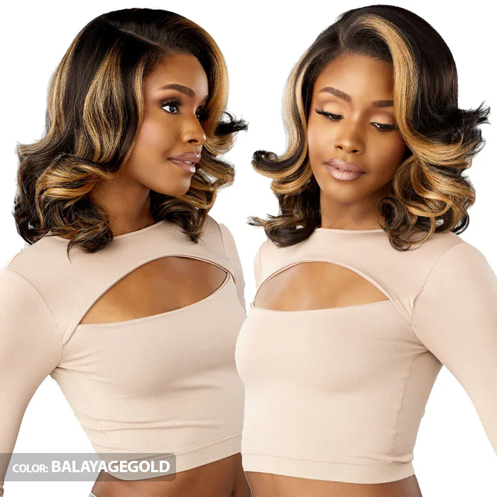 Sensationnel Curls Kinks Glueless 13x6 HD Textured Lace Frontal Wig - 13x6 KINKY BARREL CURL 14" - Image 2