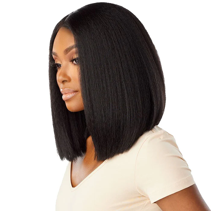Sensationnel Curls Kinks Texture Glueless 13x6 HD Lace Front Wig - 13x6 KINKY BOB 14 - Kinky Edges - Image 3