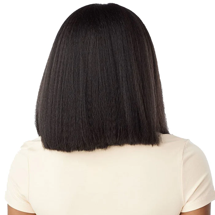 Sensationnel Curls Kinks Texture Glueless 13x6 HD Lace Front Wig - 13x6 KINKY BOB 14 - Kinky Edges - Image 4