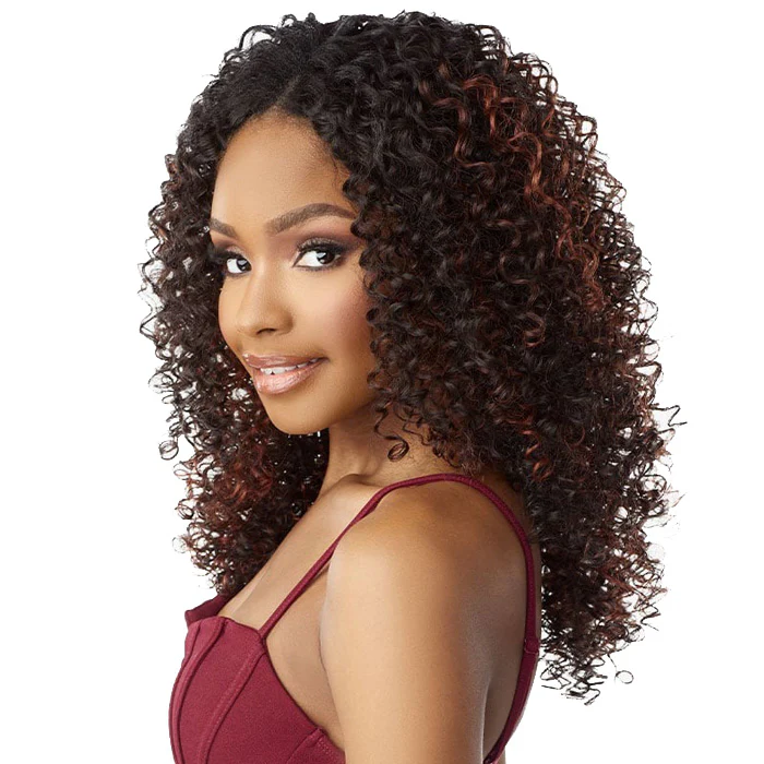 Sensationnel Curls Kinks V-Part Wig Glueless HD Lace Part Wig - V-UNIT 5 - Image 3