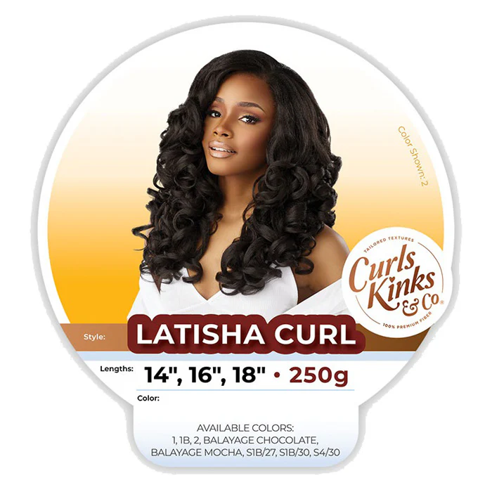 Sensationnel Curls Kinks Weave - LATISHA CURL 14"/16"/18" - Image 4