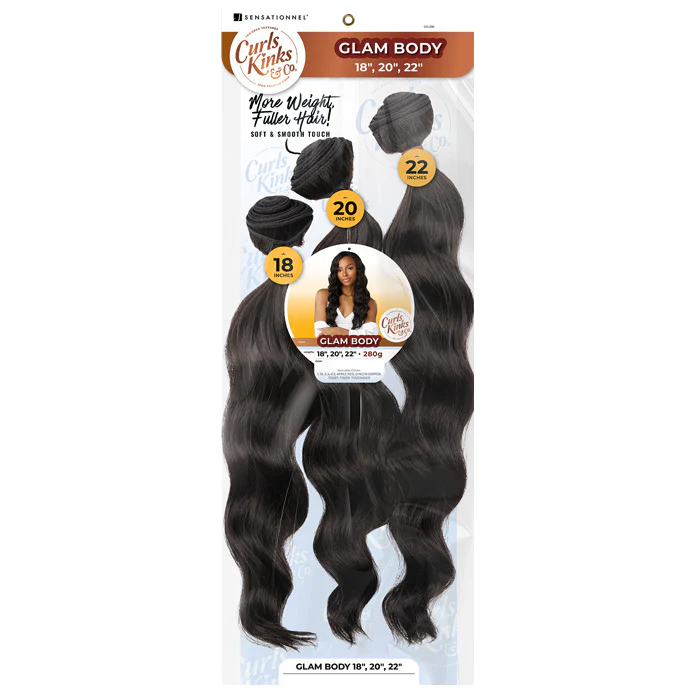 Sensationnel Curls Kinks Weaves Multi - GLAM BODY 14"16"18 / 18"20"22" - Image 7