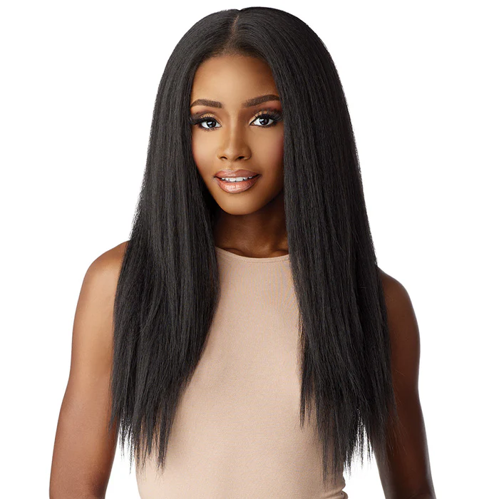 Sensationnel Curs Kinks & Co Glueless Kinky Edges 13x6 HD Lace Front Wig - 13x6 KINKY STRAIGHT 24"