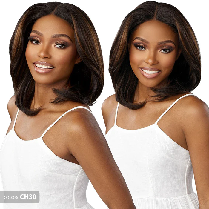 Sensationnel Dashly Salt & Pepper HD 4" Deep Parting Lace Front Wig - SP LACE UNIT 3 - Image 5