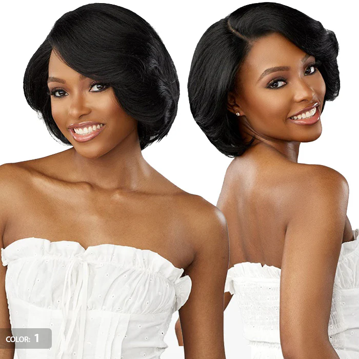 Sensationnel Dashly Salt & Pepper HD Deep Parting Lace Front Wig - SP LACE UNIT 9 - Image 4