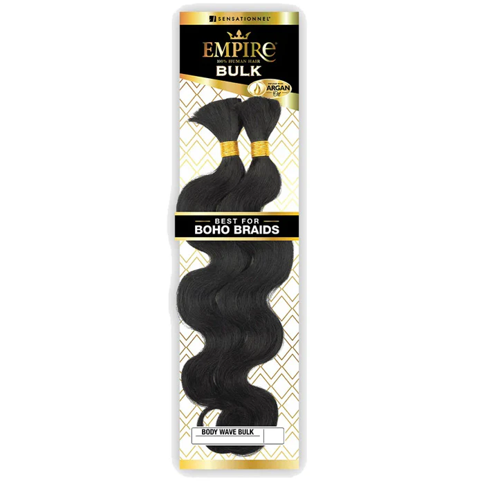 Sensationnel Empire 100% Human Hair Braids - BODY WAVE BULK 14/18/22"