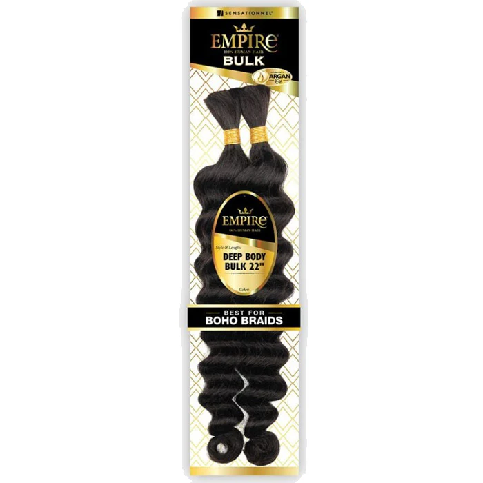Sensationnel Empire 100% Human Hair Braids - DEEP BODY BULK 18"/22" - Image 2