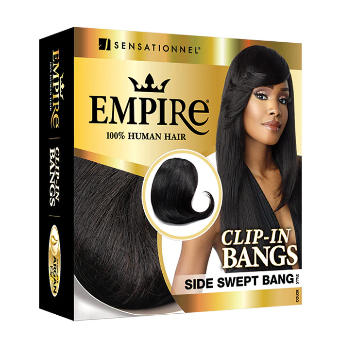 Sensationnel Empire 100% Human Hair Clip-In China Bang - Image 6