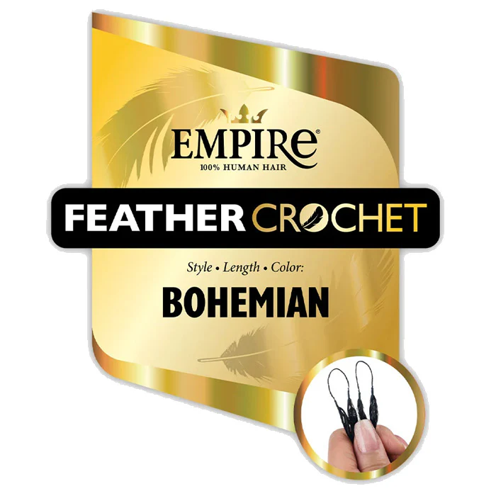Sensationnel Empire 100% Human Hair Feather Crochet Braids - BOHEMIAN 14/18" - Image 3