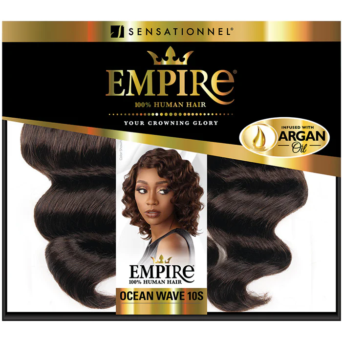 Sensationnel Empire 100% Human Hair Weaves 3PCS - OCEAN WAVE 10S - Image 6